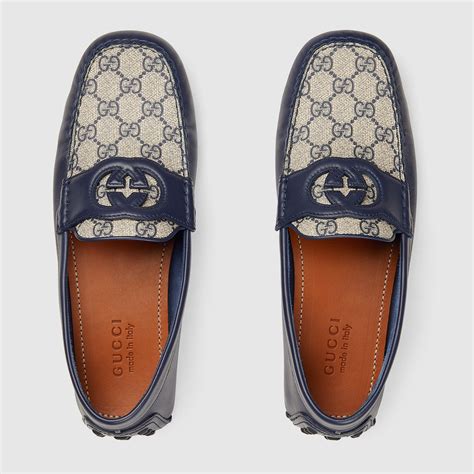 mocasines gucci de hombre|Gucci Mocasines con GG entrelazada para hombre.